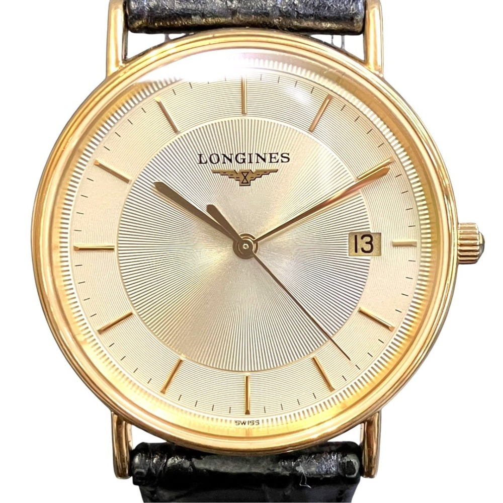 Longines Grand Classique Présence watch, total weight 27.4g, GP (gold plated)...